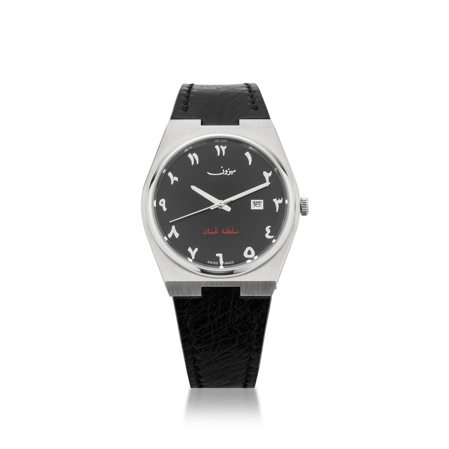 Oman Special Edition Black Leather Strap