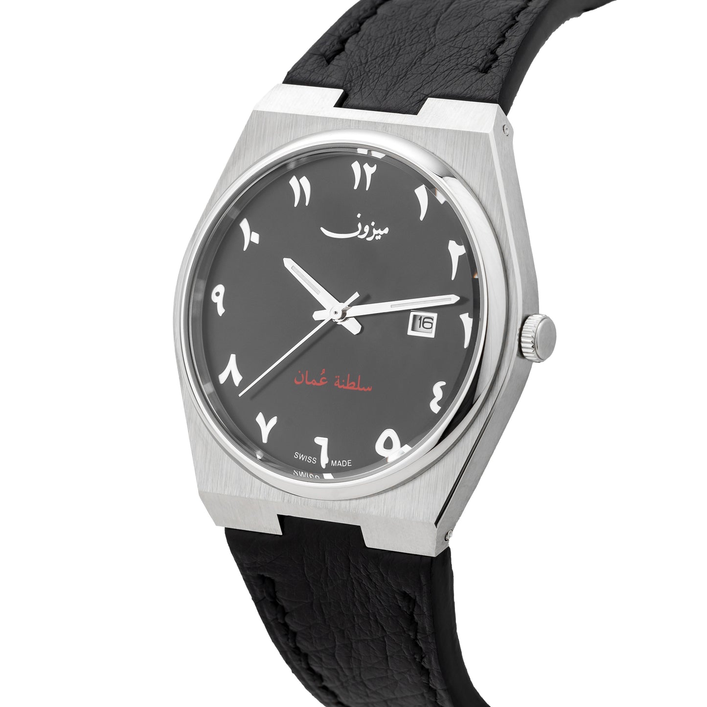 Oman Special Edition Black Leather Strap